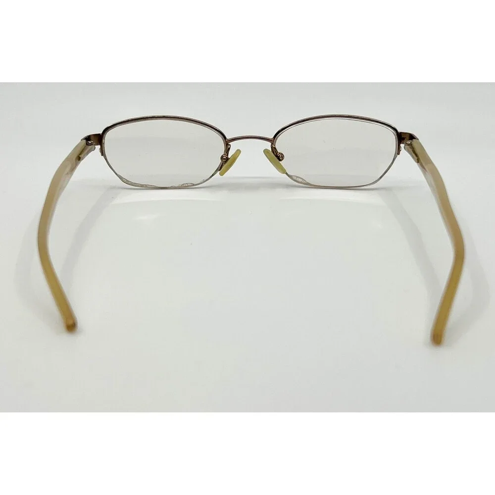 DKNY Eyeglass Frames Womens Gold Bronze Oval DY5514 1015 49-19-130